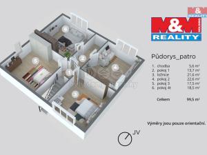 Prodej rodinného domu, Dubí - Běhánky, Palackého, 190 m2