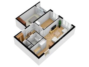 Pronájem bytu 3+kk, Praha - Černý Most, Kpt. Stránského, 65 m2
