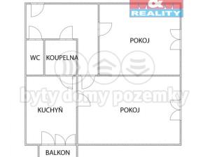 Prodej bytu 2+1, Ostrava - Poruba, Aleše Hrdličky, 42 m2