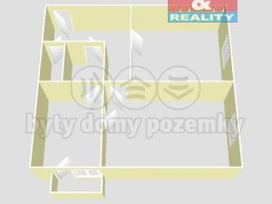 Prodej bytu 2+1, Ostrava - Poruba, Aleše Hrdličky, 42 m2