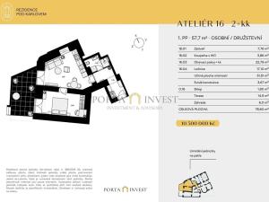 Prodej bytu 2+kk, Praha - Vinohrady, Pod Karlovem, 56 m2