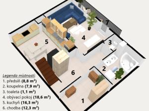 Prodej rodinného domu, Doubravčice, V olšinách, 182 m2