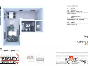 Prodej bytu 1+kk, Nová Role, Svobodova, 39 m2