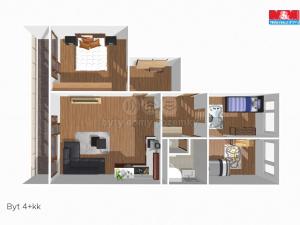Prodej bytu 4+kk, Liberec, Sosnová, 89 m2