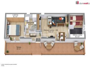 Prodej chaty, Merklín - Pstruží, 63 m2