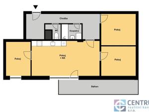 Pronájem bytu 4+kk, Liberec - Liberec VI-Rochlice, Rubínová, 90 m2