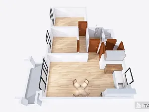 Prodej bytu 3+kk, Nová Ves, Nad Obcí, 67 m2