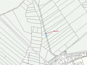 Dražba pozemku, Jílovice, 409 m2