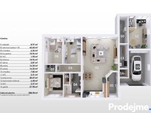 Prodej rodinného domu, Třebíč, Antonína Kaliny, 209 m2