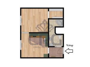 Pronájem bytu 2+kk, Chudčice, 39 m2
