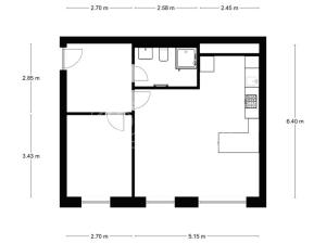 Pronájem bytu 2+kk, Hořovice, U Štěpánků, 51 m2