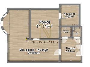 Pronájem bytu 1+1, Plzeň, Denisovo nábřeží, 56 m2