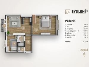 Prodej bytu 3+kk, Teplice, Buzulucká, 56 m2