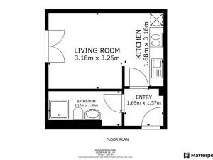 Pronájem bytu 1+kk, Kaznějov, Na Komárově, 24 m2