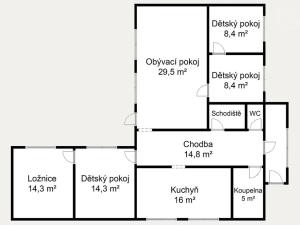 Prodej rodinného domu, Velké Březno, Děčínská, 150 m2