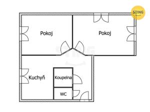 Prodej bytu 2+1, Jeseník, Klicperova, 50 m2