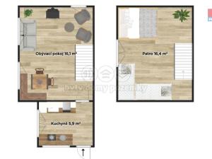 Prodej chaty, Kropáčova Vrutice - Střížovice, 38 m2
