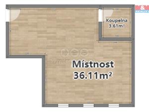 Pronájem kanceláře, Plzeň - Severní Předměstí, Karlovarská, 39 m2