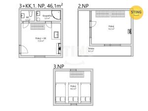 Prodej chaty, Břestek, 46 m2