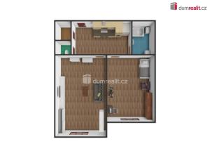 Pronájem bytu 2+kk, Praha - Strašnice, Mrštíkova, 52 m2