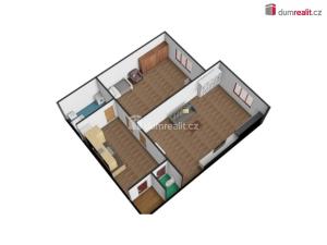 Pronájem bytu 2+kk, Praha - Strašnice, Mrštíkova, 52 m2