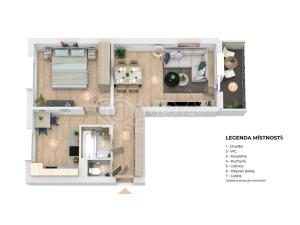 Pronájem bytu 2+1, Hranice - Hranice I-Město, Obránců míru, 50 m2