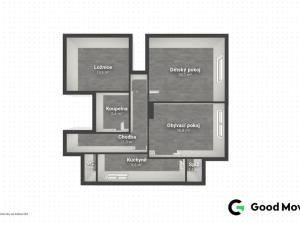 Prodej bytu 3+1, Zlín - Louky, 80 m2