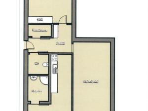 Pronájem bytu 2+1, Ústí nad Labem - Všebořice, Plynárenská, 61 m2