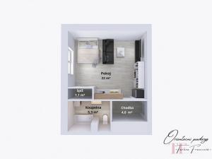 Pronájem bytu 1+kk, Prostějov, Krokova, 33 m2