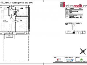 Pronájem bytu 2+kk, Kralupy nad Vltavou - Lobeček, Cesta brigádníků, 35 m2