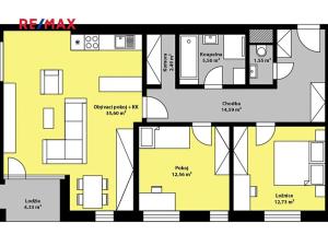 Pronájem bytu 3+kk, Kolín, Zásmucká, 85 m2