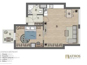 Prodej bytu 2+kk, Brno, Křenová, 59 m2