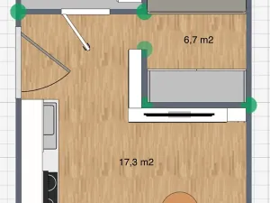 Pronájem bytu 2+kk, Blansko, 9. května, 30 m2