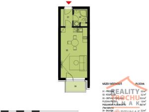 Pronájem bytu 1+kk, Hradec Králové, Jana Masaryka, 34 m2