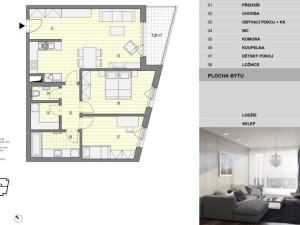 Pronájem bytu 3+kk, Ostrava - Moravská Ostrava, Důlní, 79 m2