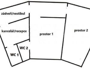 Prodej obchodního prostoru, Cheb - Háje, 70 m2