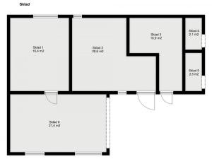 Prodej výrobních prostor, Uhlířská Lhota, 500 m2