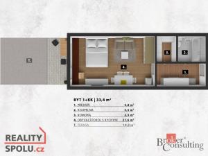 Prodej bytu 1+kk, Harrachov, 33 m2