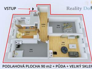 Prodej bytu 3+1, Opava, Mírová, 90 m2