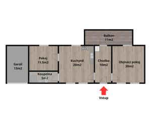Prodej rodinného domu, Hromnice, 120 m2