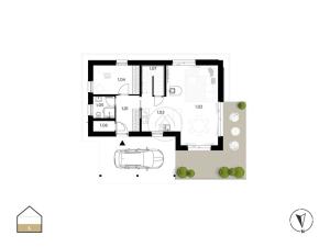 Prodej pozemku, Frymburk, 1128 m2