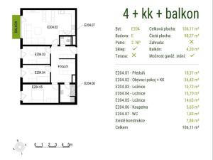 Prodej bytu 4+kk, Praha - Letňany, Nepomuckých, 104 m2