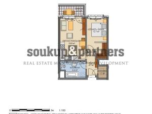 Prodej bytu 2+kk, Praha - Třebonice, Thomasova, 51 m2