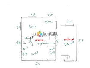 Prodej chaty, Trnová, 48 m2