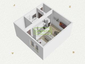 Pronájem bytu 1+kk, Sokolov, Sokolovská, 21 m2
