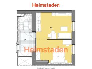 Pronájem bytu 1+kk, Havířov - Město, Janáčkova, 37 m2