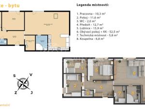Prodej bytu 4+kk, Zdice, Farčina, 117 m2