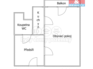 Pronájem bytu 1+1, Brno - Lesná, Halasovo náměstí, 31 m2