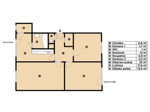 Prodej bytu 3+1, Šlapanice, Brněnská, 84 m2