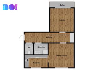 Pronájem bytu 2+kk, Třinec, Lidická, 56 m2